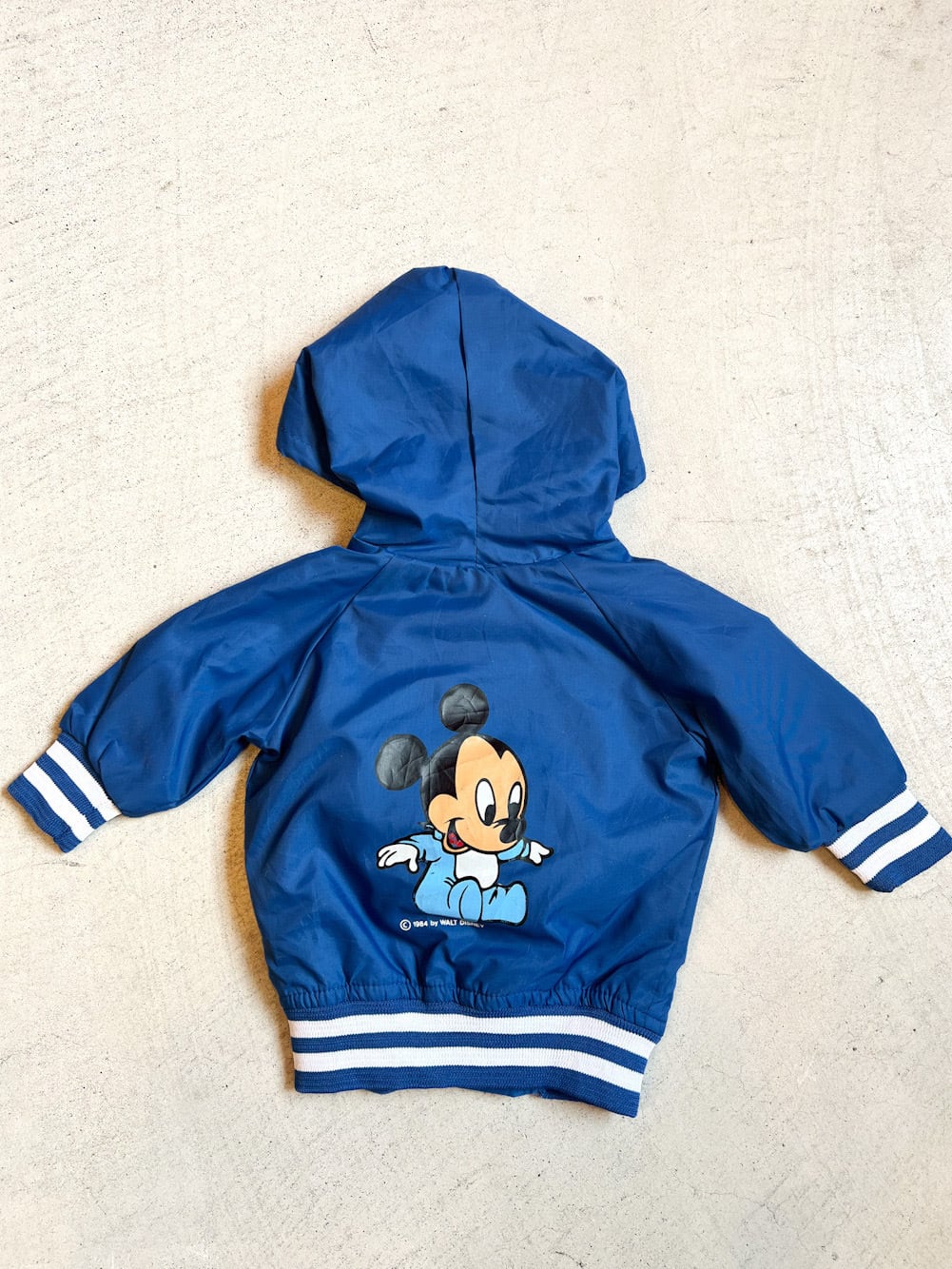 【70cm】VINTAGE 80's ディズニー ナイロンスタジャン【b218】