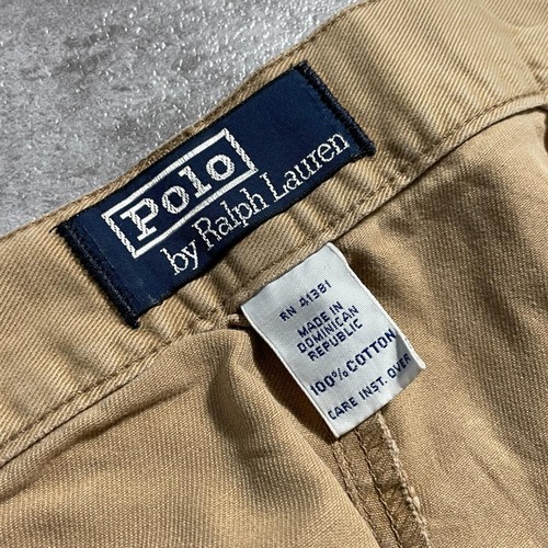 90-00s Ralph Lauren ドミニカ共和国38/32 ベージュチノ 詳細写真2