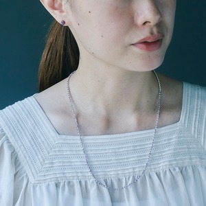 rhythmネックレス　パープル（S）