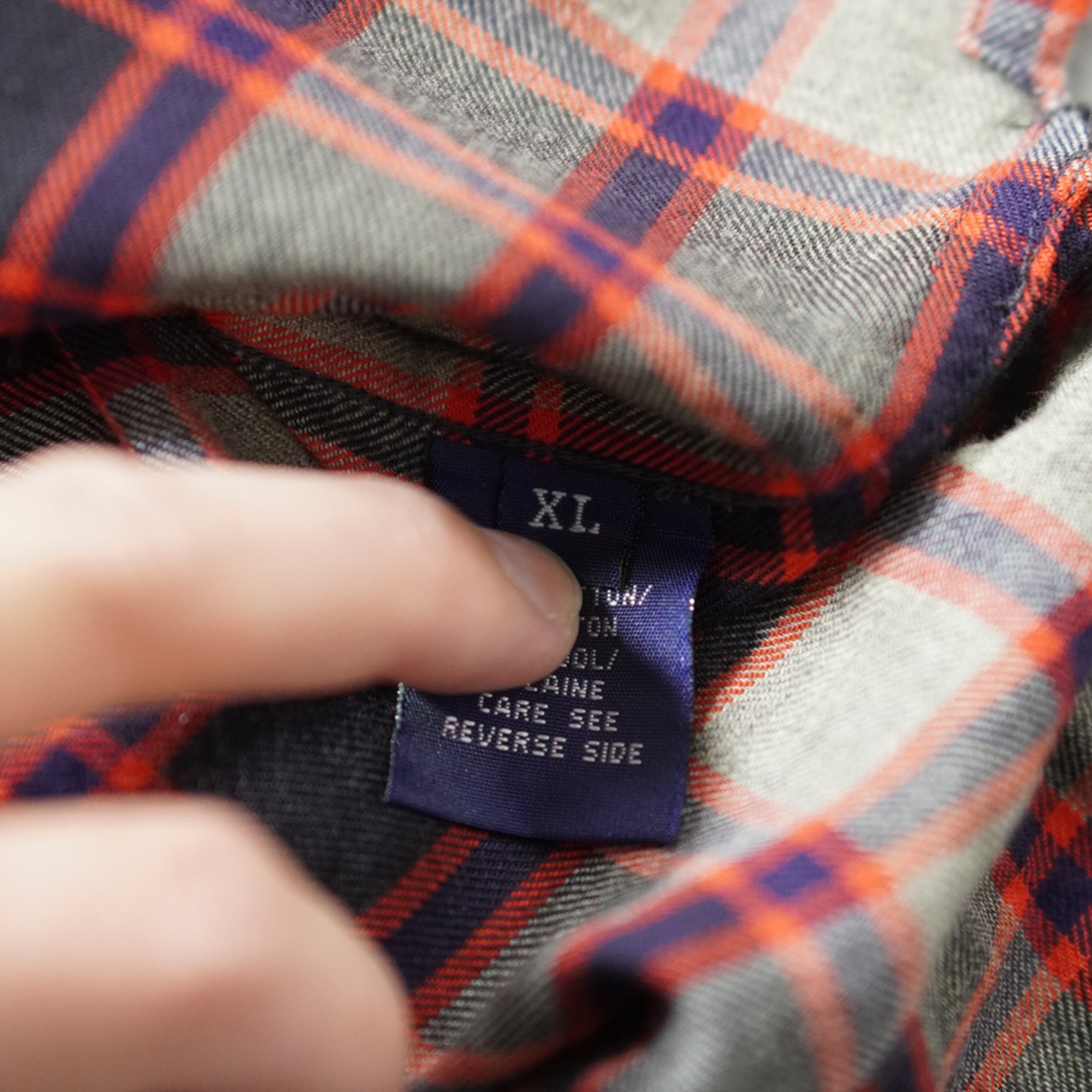 90s RalphLaurenSport Cotton-wool blend open-collar shirt M相当 古着 - 12