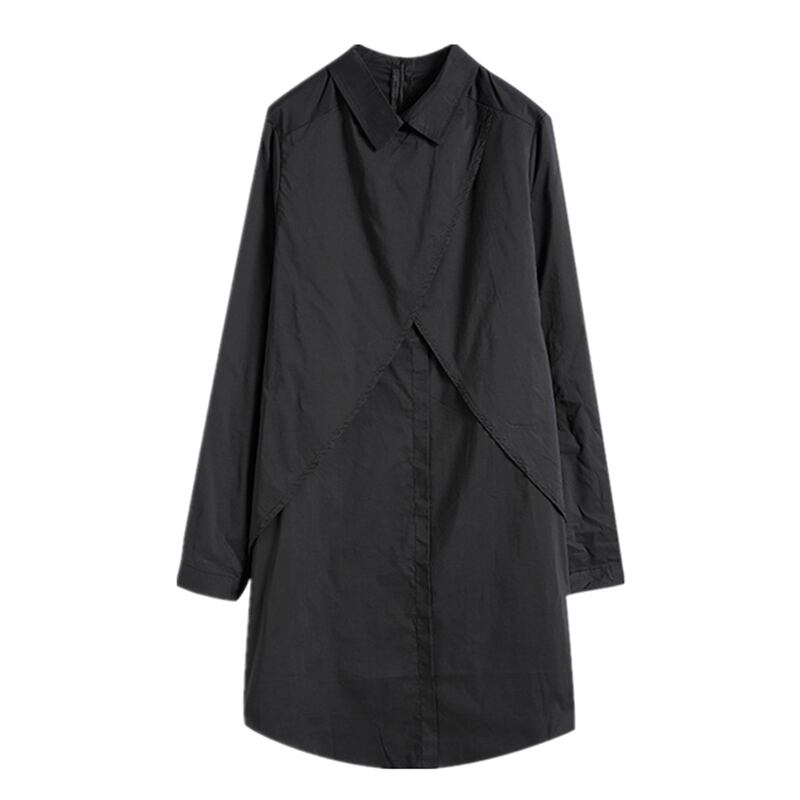 Back zipper long shirt TB-TO-0287