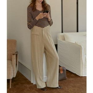 Center Press Wide Pants KRE1549