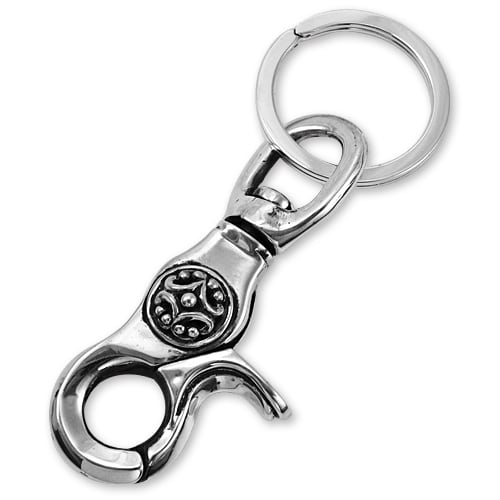 【STANLEY GUESS スタンリーゲス Key Chain キーチェーン】フィリグリーボタンファントムクリップw//スイベル&キーリング【送料無料】