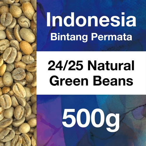インドネシア ビンタンペルマタ 24/25 NATURAL 生豆500g