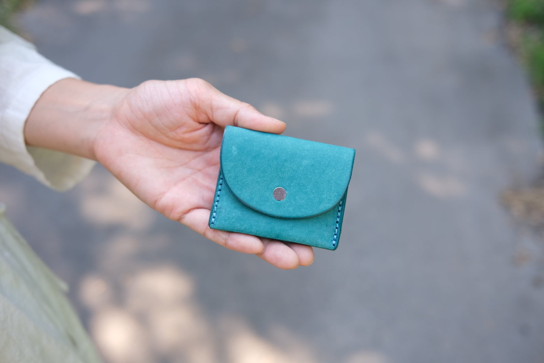 《即納》flap mini coin case【caribbean blue】