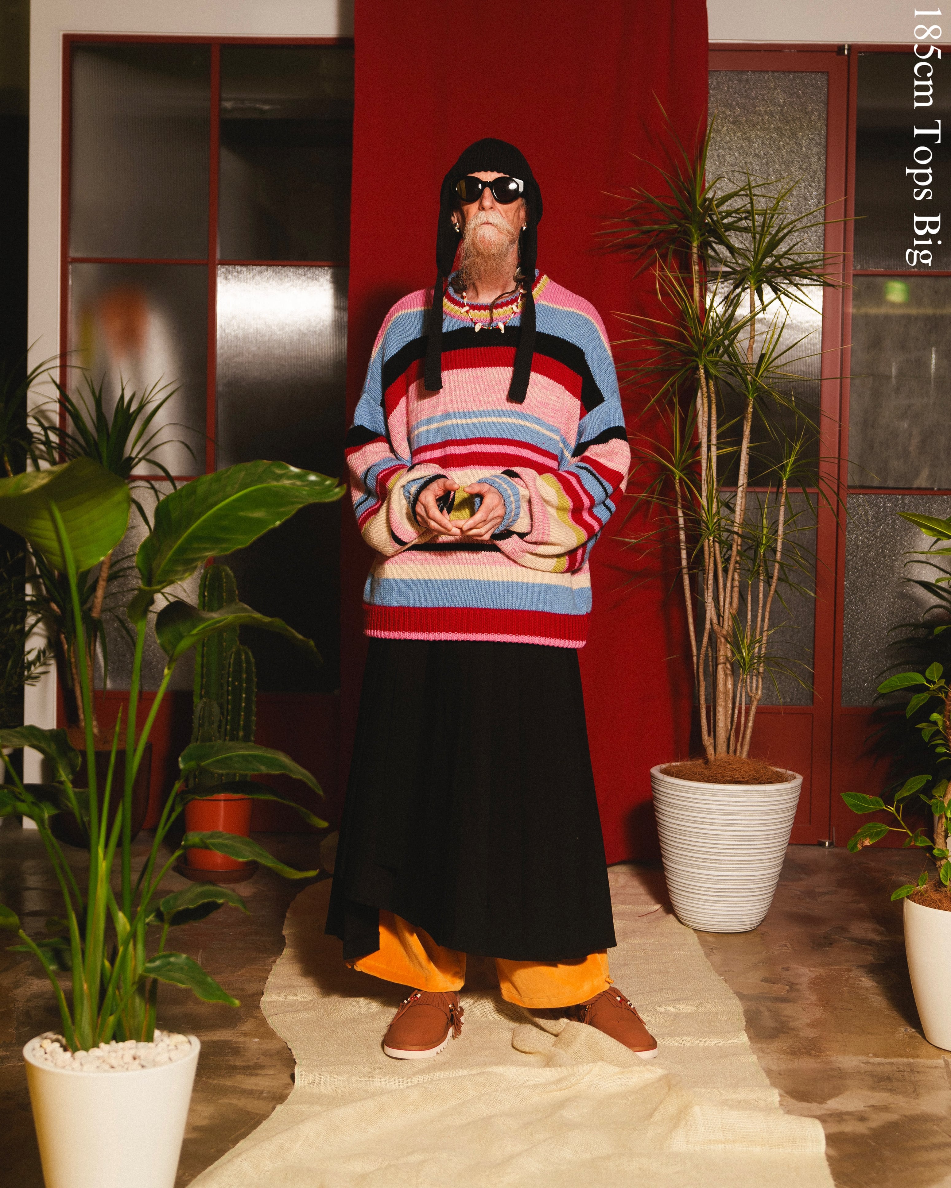 Rainbow Wool Sweater / レインボーウールセーター | AMBERGLEAM