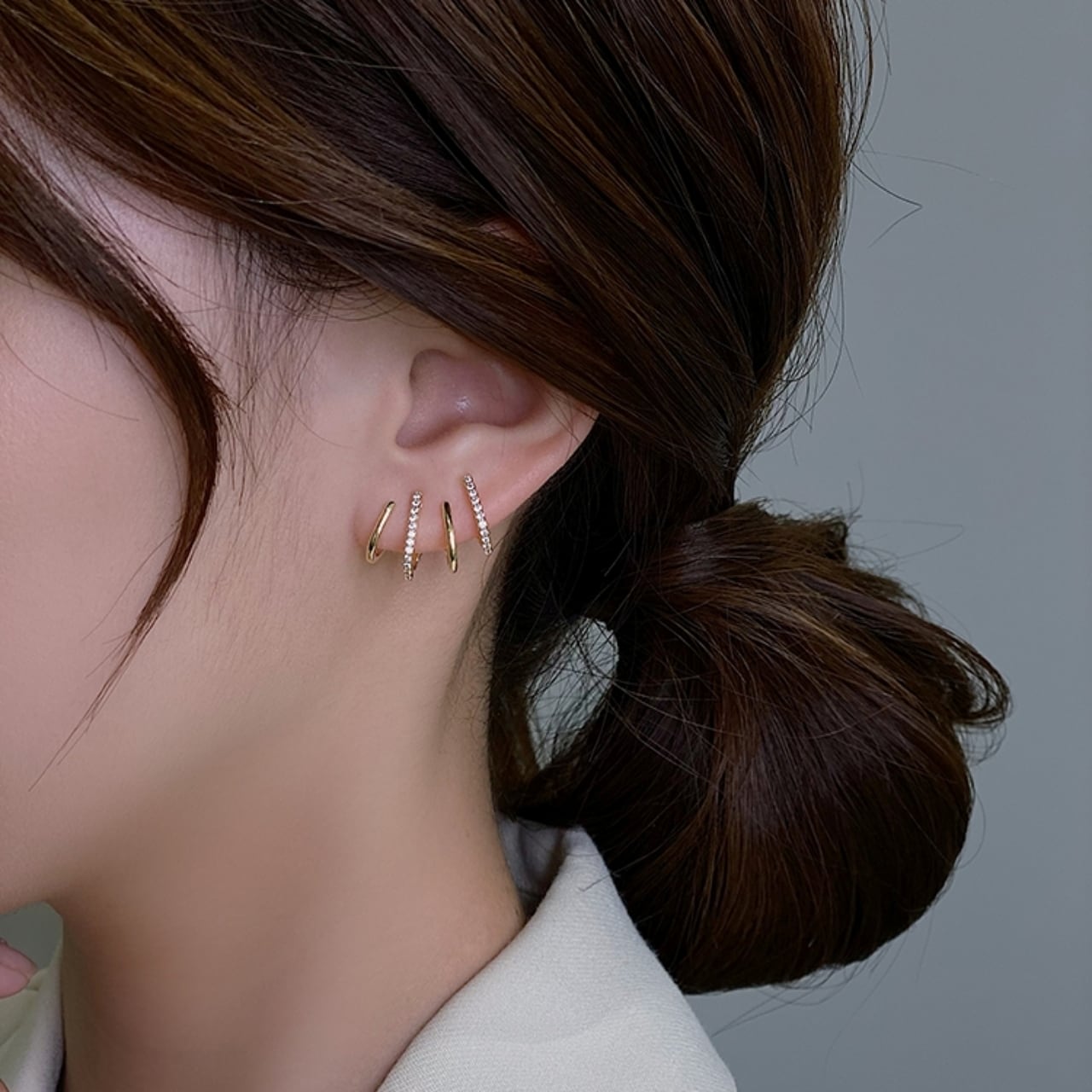 4連フープピアス A532 | alliede