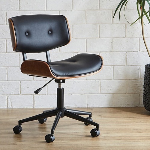 ゆるやかなカーブが美しい デスクチェア ワークチェア おしゃれ