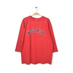 80s チャンピオン ウィスコンシン大学 トリコタグ ヴィンテージフットボールTシャツ アーチロゴ WISCONSIN メンズXL 古着 @BD0004