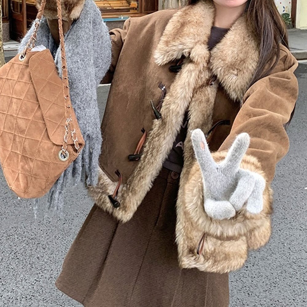 【送料無料】 ムートン ジャケット アウター レディース 秋冬 韓国 防寒 防風 保温 暖かい おしゃれ 大人 かわいい きれいめ スエードジャケット フェイクムートン ブルゾン ゆったり 大人可愛い 大人女子