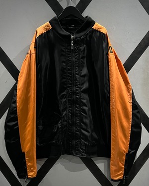 【X VINTAGE】 “Harley-Davidson” Logo Patch Loose Nylon Jacket