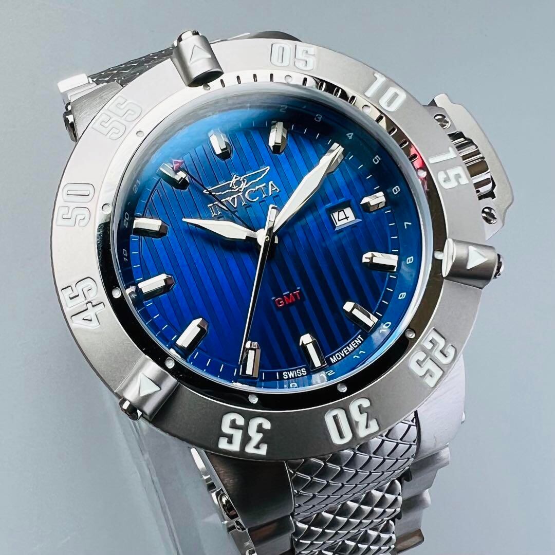 INVICTA インビクタ 腕時計 サブアクア メンズ ブルー シルバー 新品