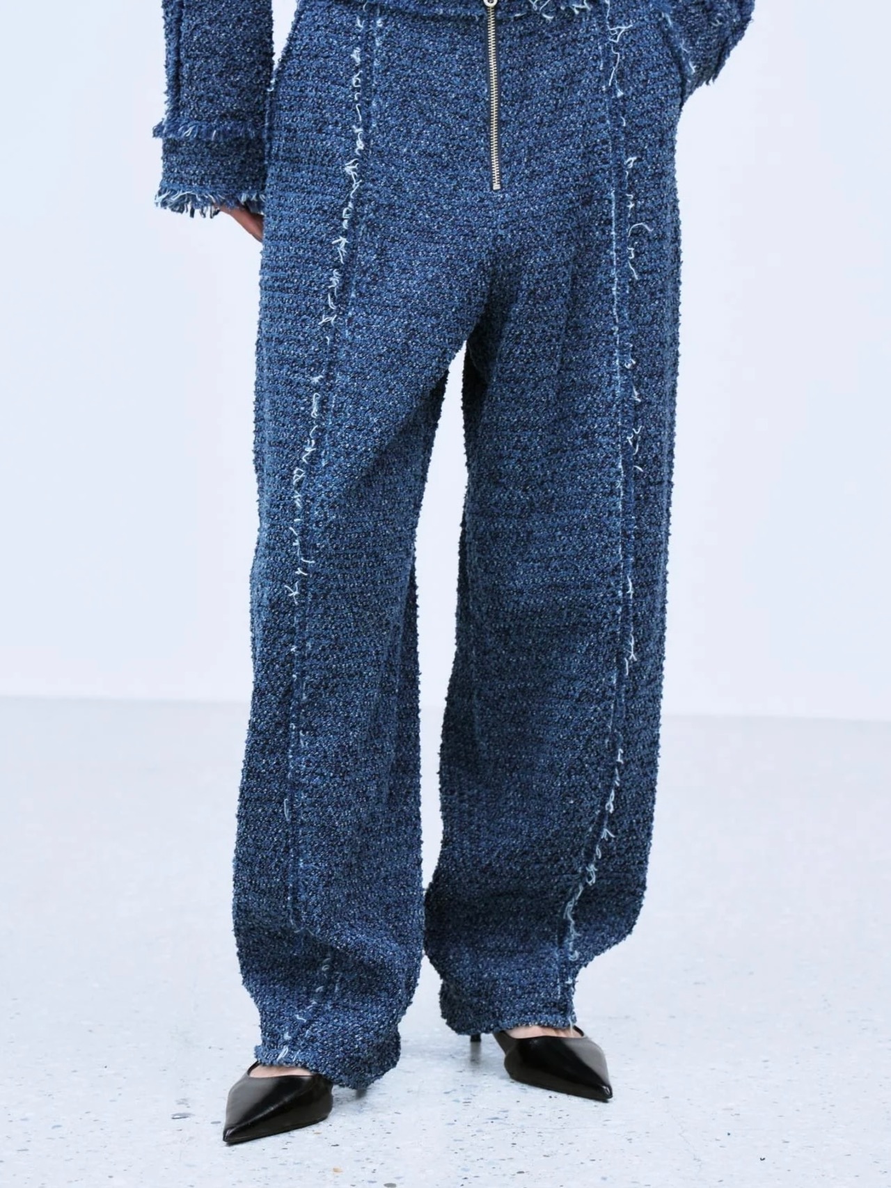 【26AW】THINGS THAT MATTER シングスザットマター / パンツ / PUNCHING DENIM TWEEDY PANTS　0586TM1643P - 5