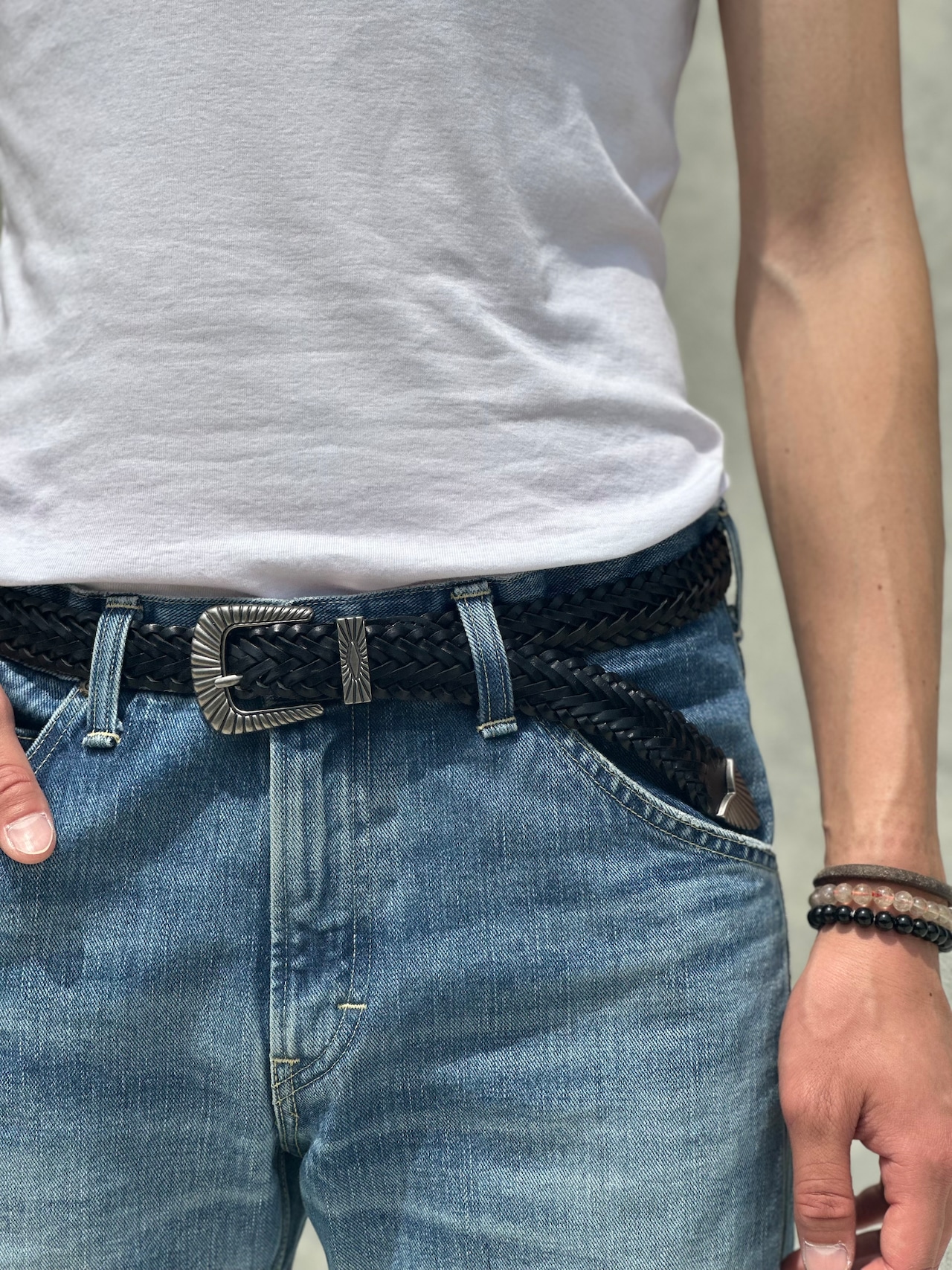 Classic Western Mesh Belt