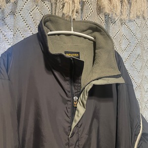 NAUTICA / fleece lining nylon blouson