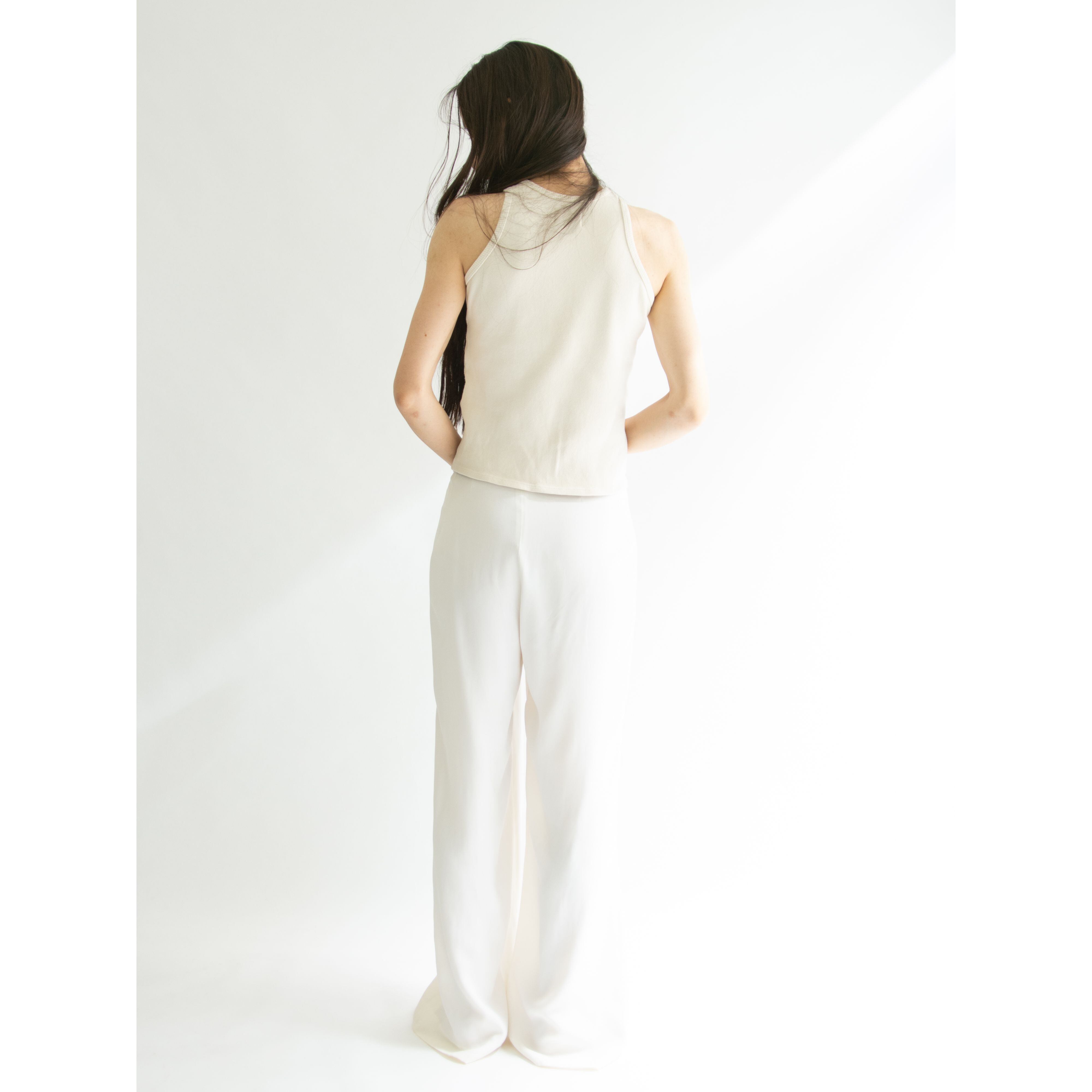 【GUCCI】Made in Italy Acetate-Viscose Crossover Wide Pants（グッチ イタリア製アセテートヴィスコース クロスオーバーワイドパンツ）