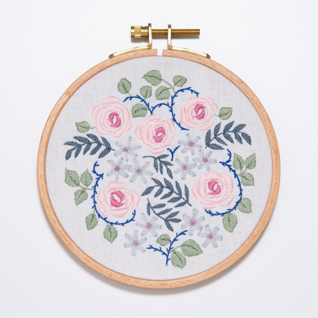 『バラとジャスミン』刺繍キット