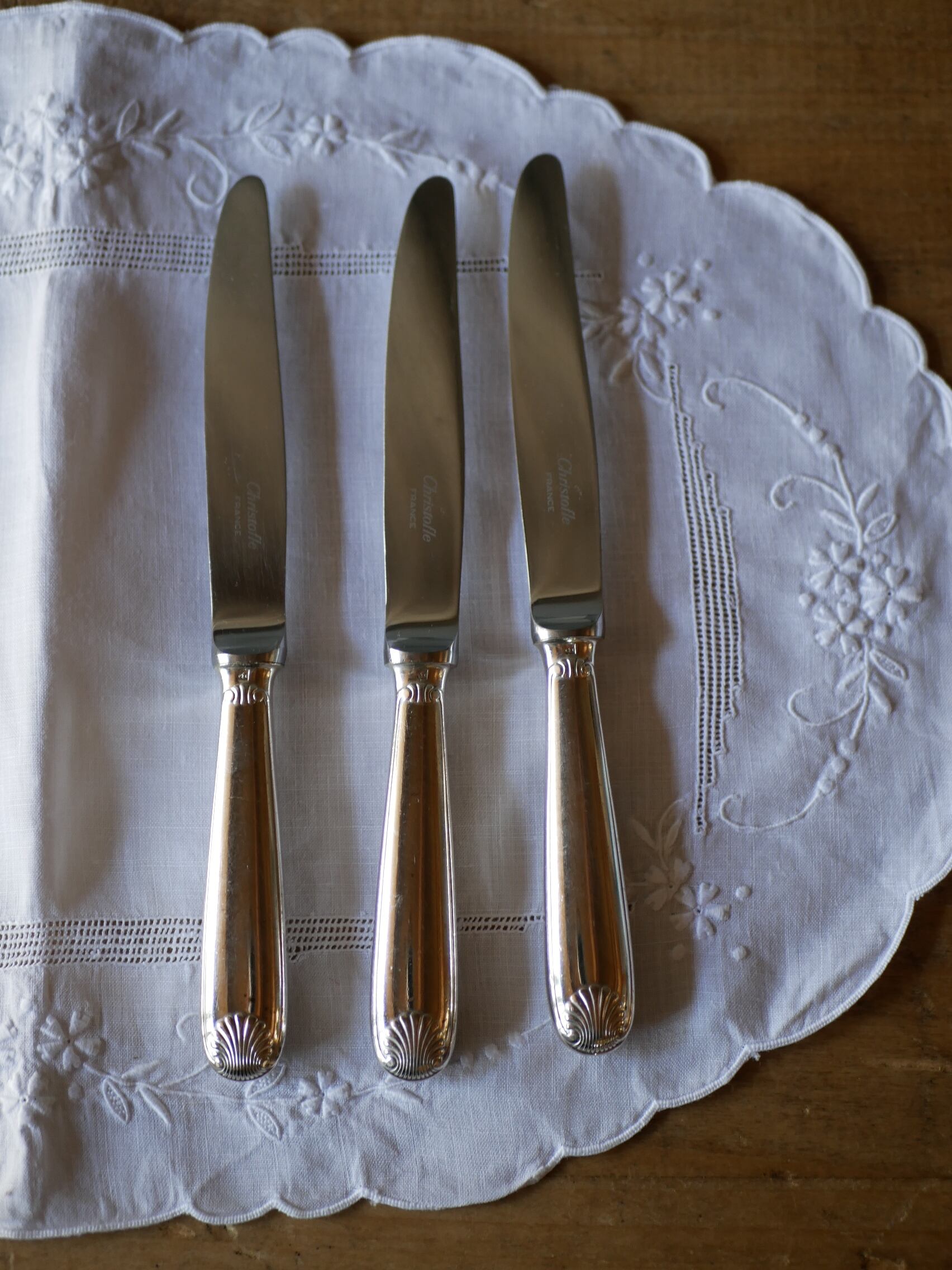 Cristofle クリストフル デザートナイフ フランスブロカント ブロカントのある暮らし