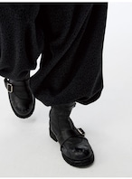 JCAESAR STUDIO Distressed Leather Engineer Boots