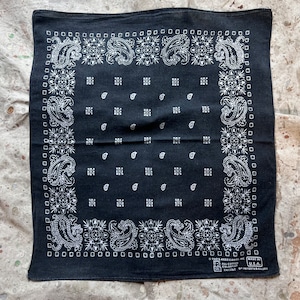 80S～ Bandana Dogtown Jay Adams Black Black ドッグタウン ジェイ アダムス ブラック