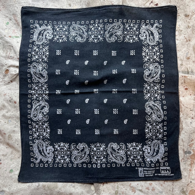 80S～ Bandana Dogtown Jay Adams Black Black ドッグタウン ジェイ アダムス ブラック