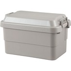トランクカーゴ 50L TC-50 収納ボックス 収納ケース 容量50リットル 日本製 箱 アウトドア キャンプ BBQ レジャー 衣類収納 おもちゃ箱 フタ付き 座れる スツール プラスチック シンプル グレー カーキ ミリタリー おしゃれ