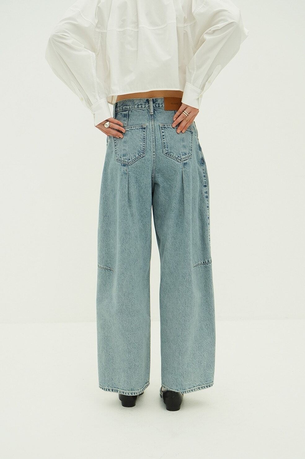 CLANE(クラネ) COCOON BULKY DENIM PANTS | サウスオレンジ｜メンズ