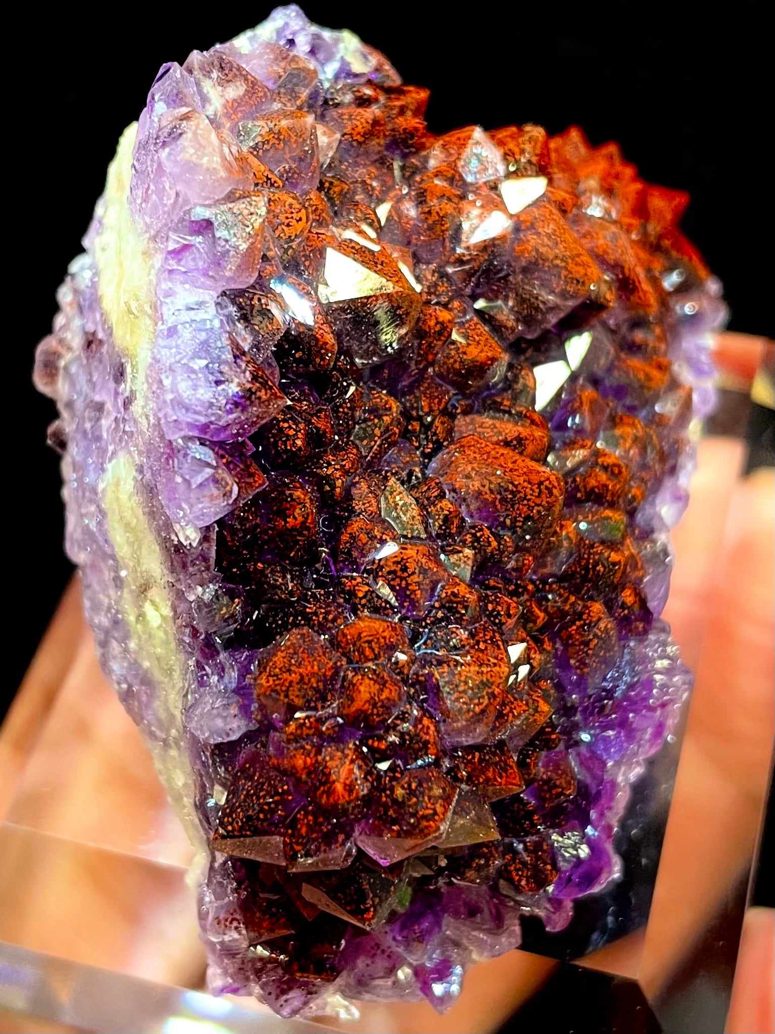 1) New！レッドトップ・アメジスト「フラワー」 | レムリアの太陽