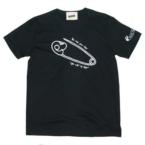 『Berni Vinyl』Safety pin Tee／XL