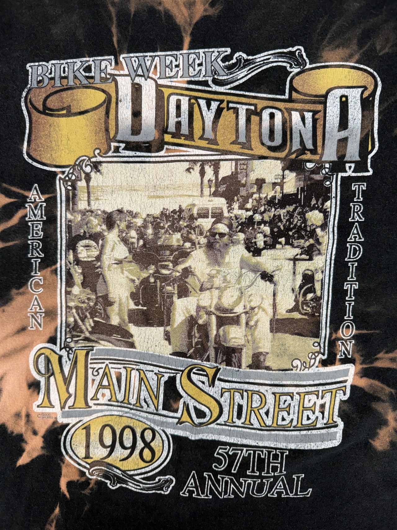 90s BIKE WEEK DAYTONA 98 / FRUIT OF THE LOOM made in usa・画像9