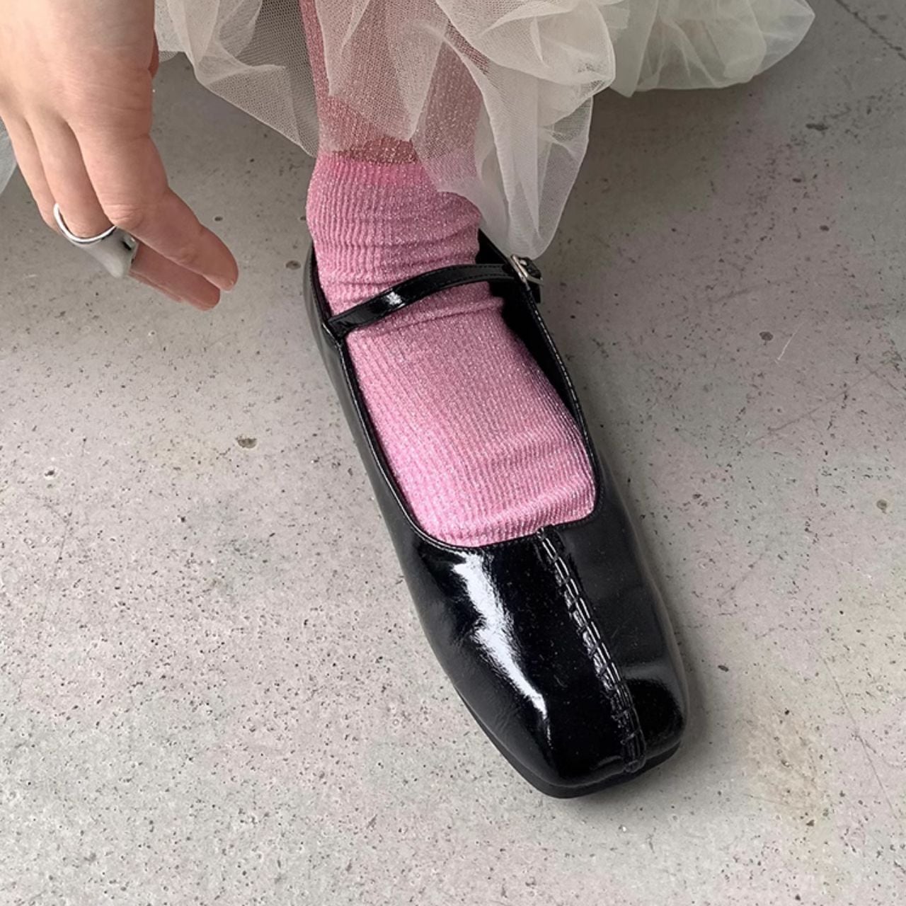 French Retro Design Ballet Shoes <3colors> | MAYC