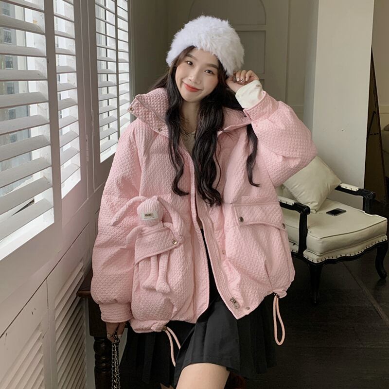 カラージャケット オータムウィンタールーズ ピンク コットン 秋物 冬物 スーパーモール71553915632