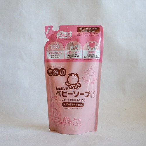 シャボン玉 ベビーソープ泡タイプつめかえ用 400mL