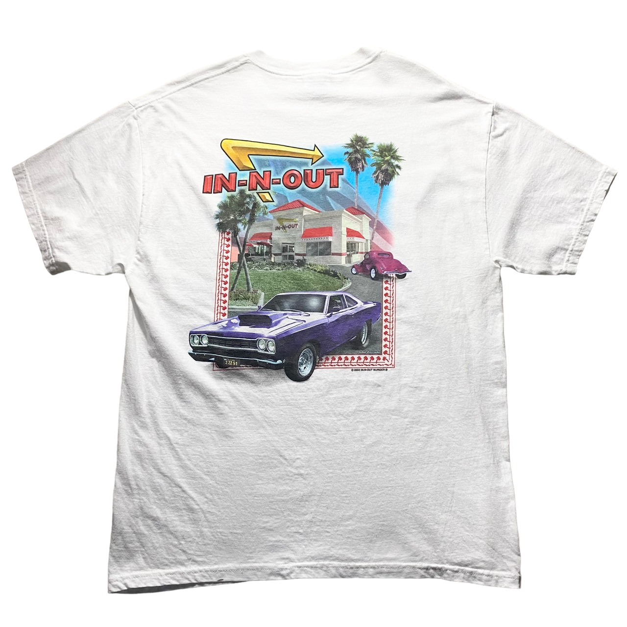vintage 2002’s IN-N-OUT back print tee