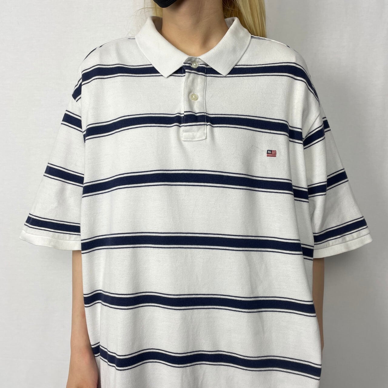 Polo Jeans Company ラルフローレン 鹿の子 ボーダー ポロシャツ 