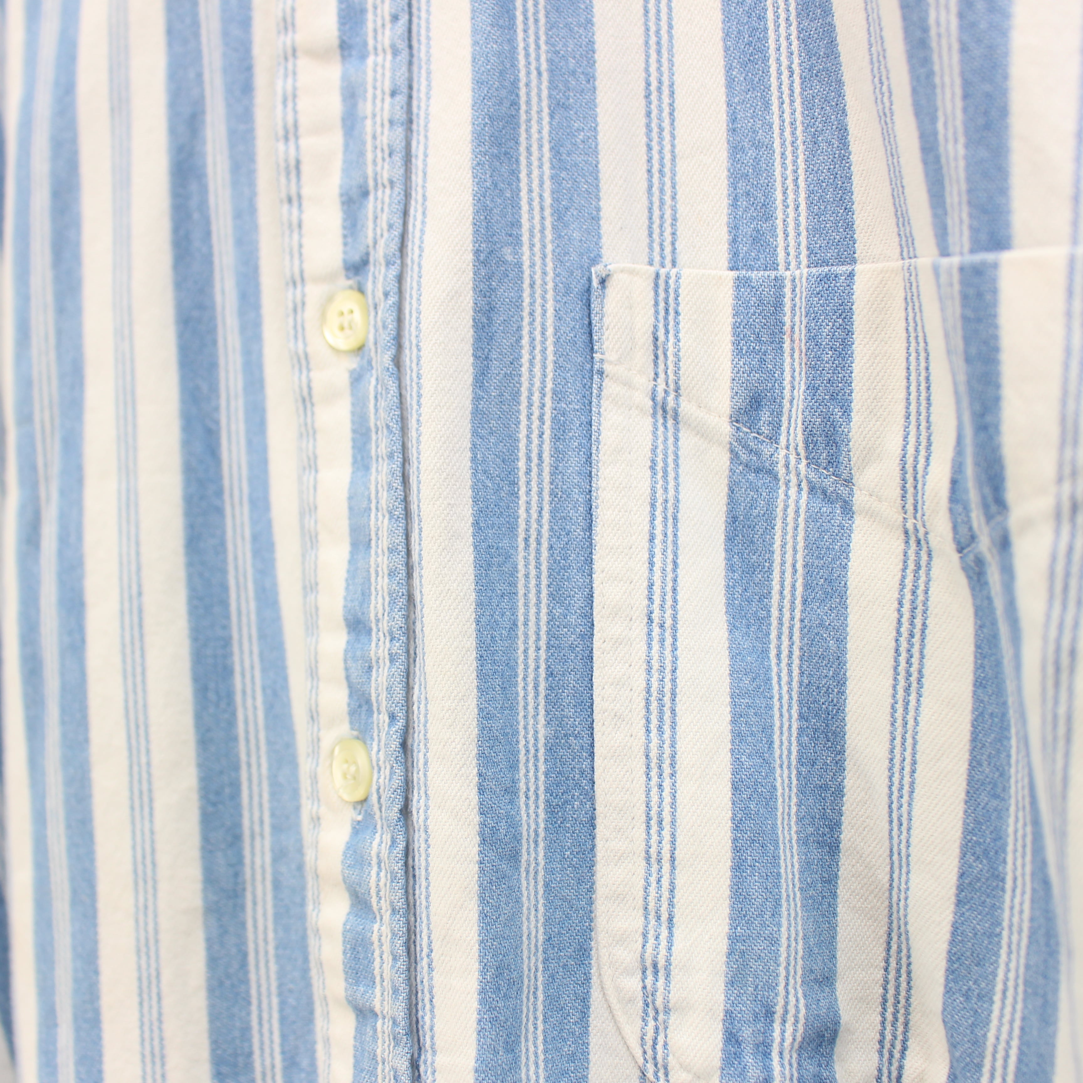 USA VINTAGE BON HOMME STRIPE PATTERNED BUTTON DOWN SHIRT/アメリカ