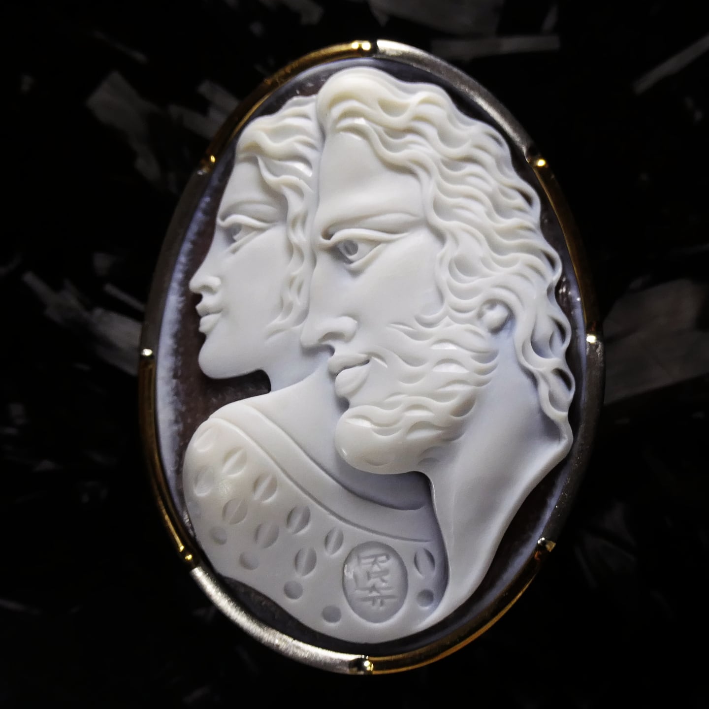 カルロ・パルラーティ作 「貴人の男女」