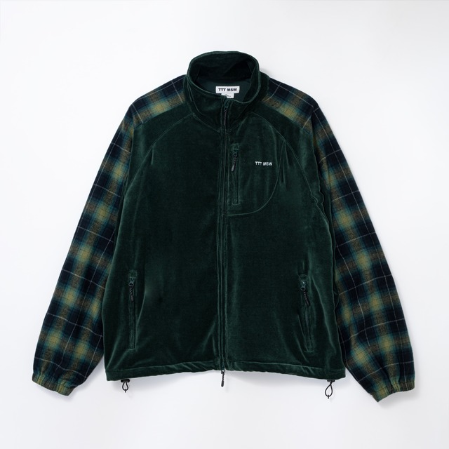 Velours track jacket（GREEN）