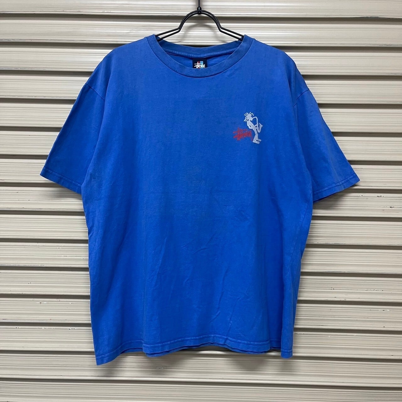 90s USA製 STUSSY ステューシー Tシャツ 半袖 シャドーマン ジャズマン 90s USA製 STUSSY ステューシー Tシャツ 半袖 シャドーマン ジャズマン