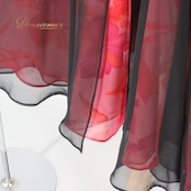 社交ダンス 衣装 スタンダード スカート レッスンウェア レディース 黒 ピンク系 ブラック系 BOUTIQUE MUGEN レース 練習着 透け感 フレアスカート ダンスウェア 楽器 ダンス練習 レディースファッション 柄入り ストレッチ素材 おしゃれ エレガント 日本製 透け感素材 軽やか レッスン用 スカート丈85cm ファスナー付き 丈感 好印象 コーディネート バッグ付き パーティー使用 上品 レディースダンス スカートスタイル