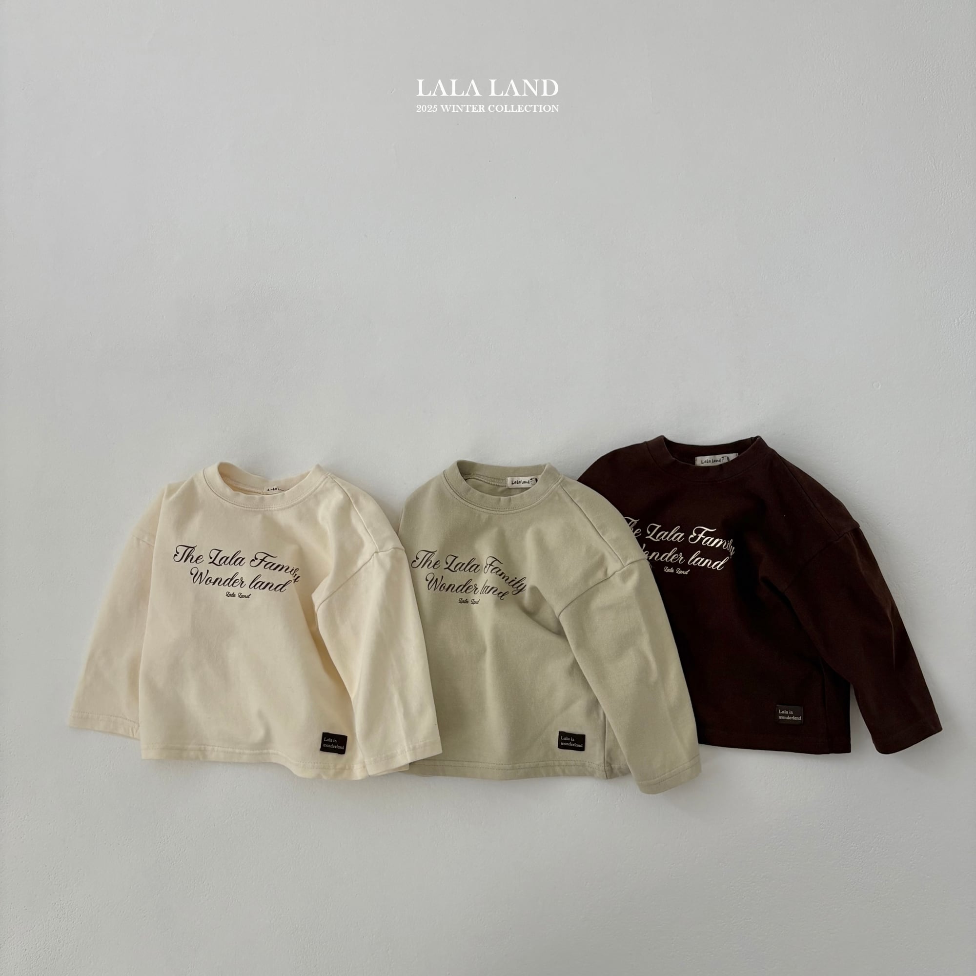 lala family tee【lalaland】※12月下旬発送予定