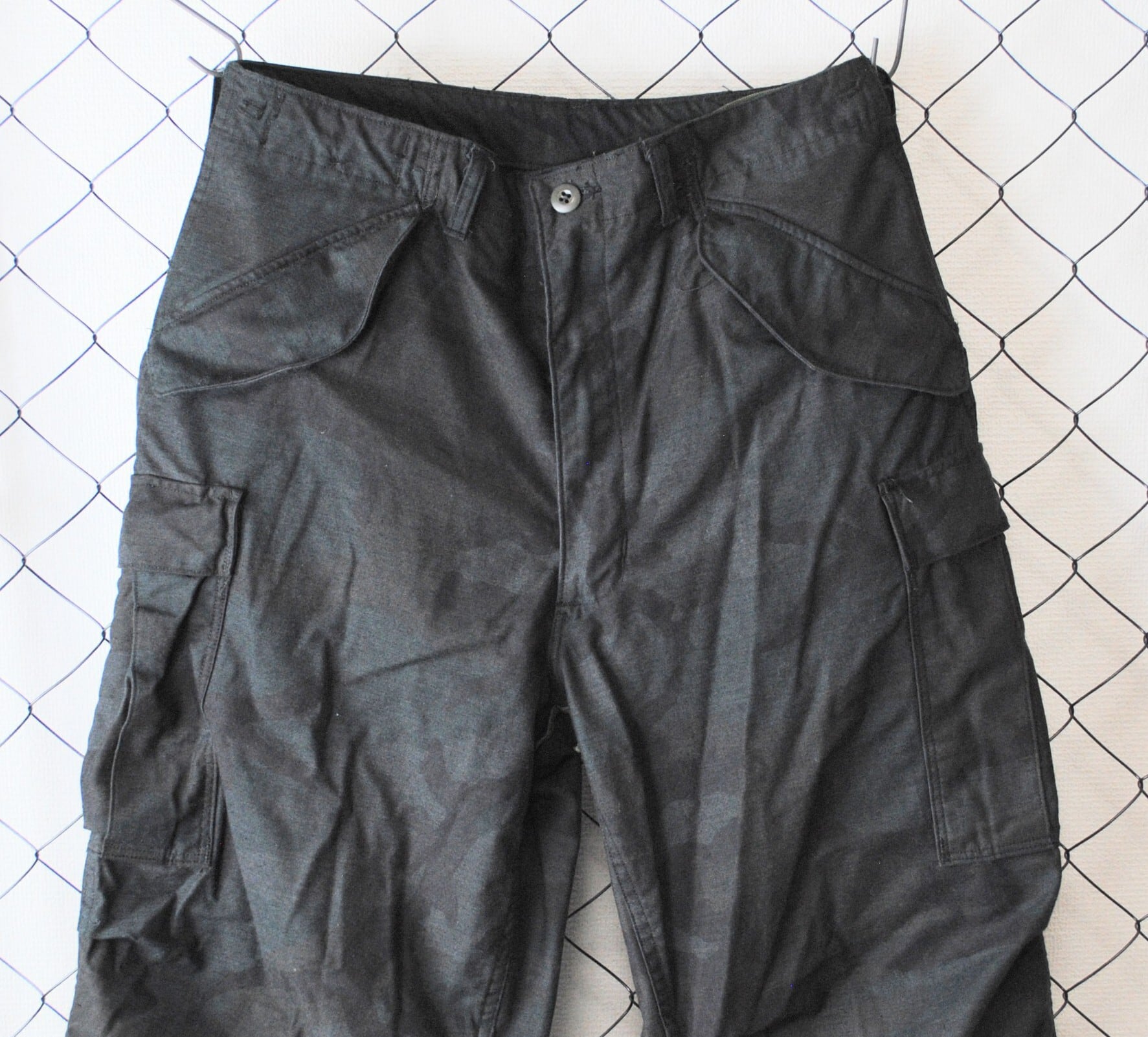 DEADSTOCK 米軍 M-65フィールドカーゴパンツ ウッドランド迷彩 BLACK