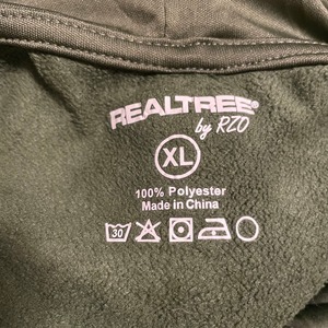 【REALTREE】ポリパーカー 刺繍ロゴ X-Large ゆるだぼ プルオーバー リアルツリー アメリカ古着