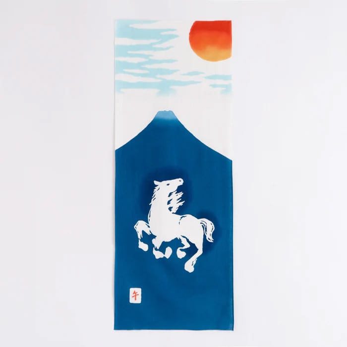 かまわぬ てぬぐい 「日の出馬」