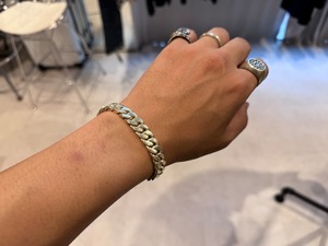 Vintage Mexican Jewelry Silver 925 Chain Bracelet