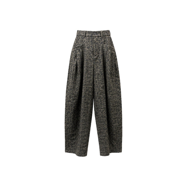 Leopard tak cocoon pants