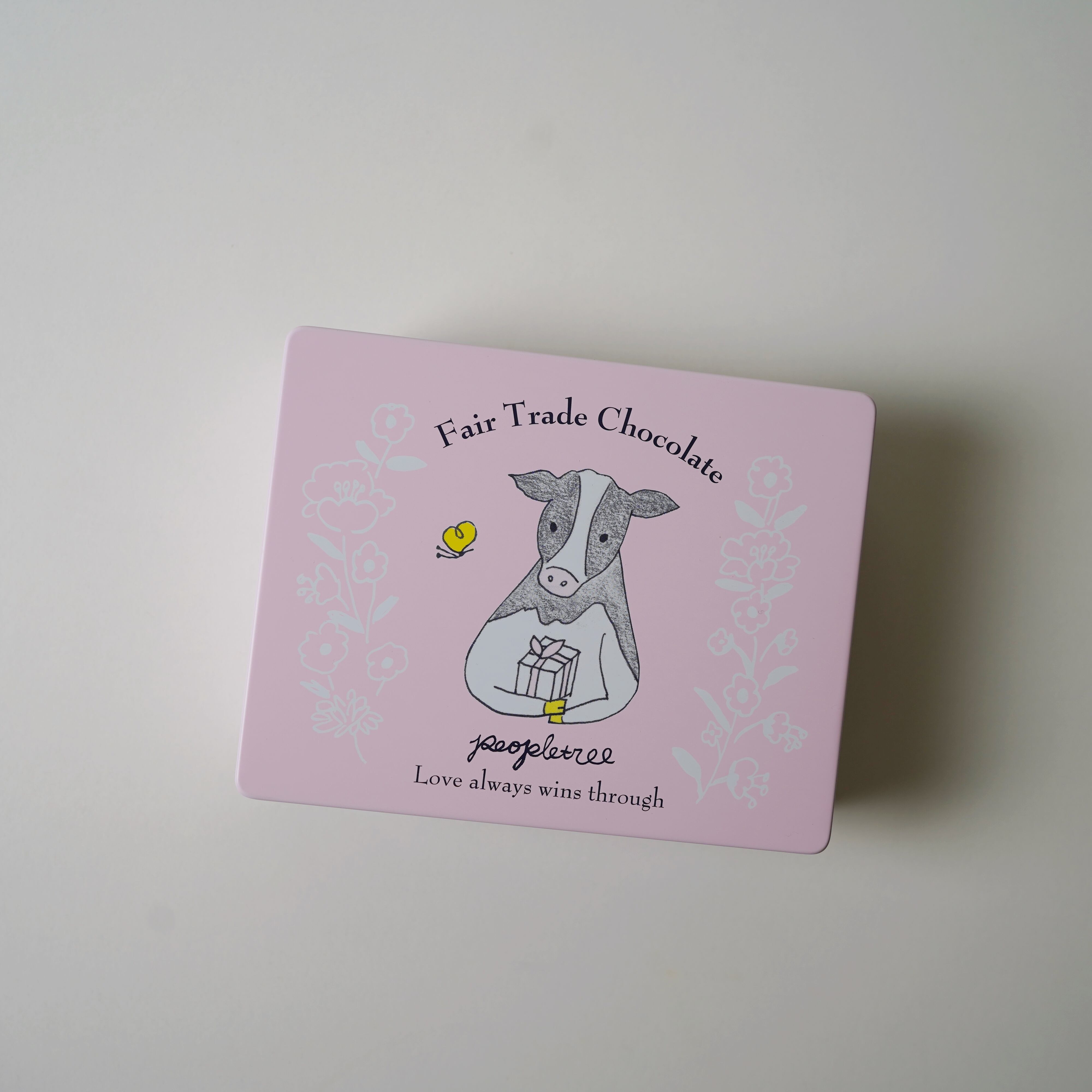 期間限定販売 フェアトレードチョコ イラスト缶 People Tree Sweet Things