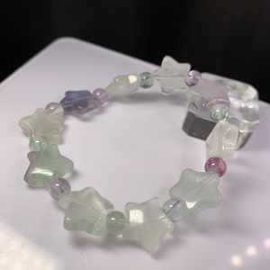 no1.フローライトスターブレスレット