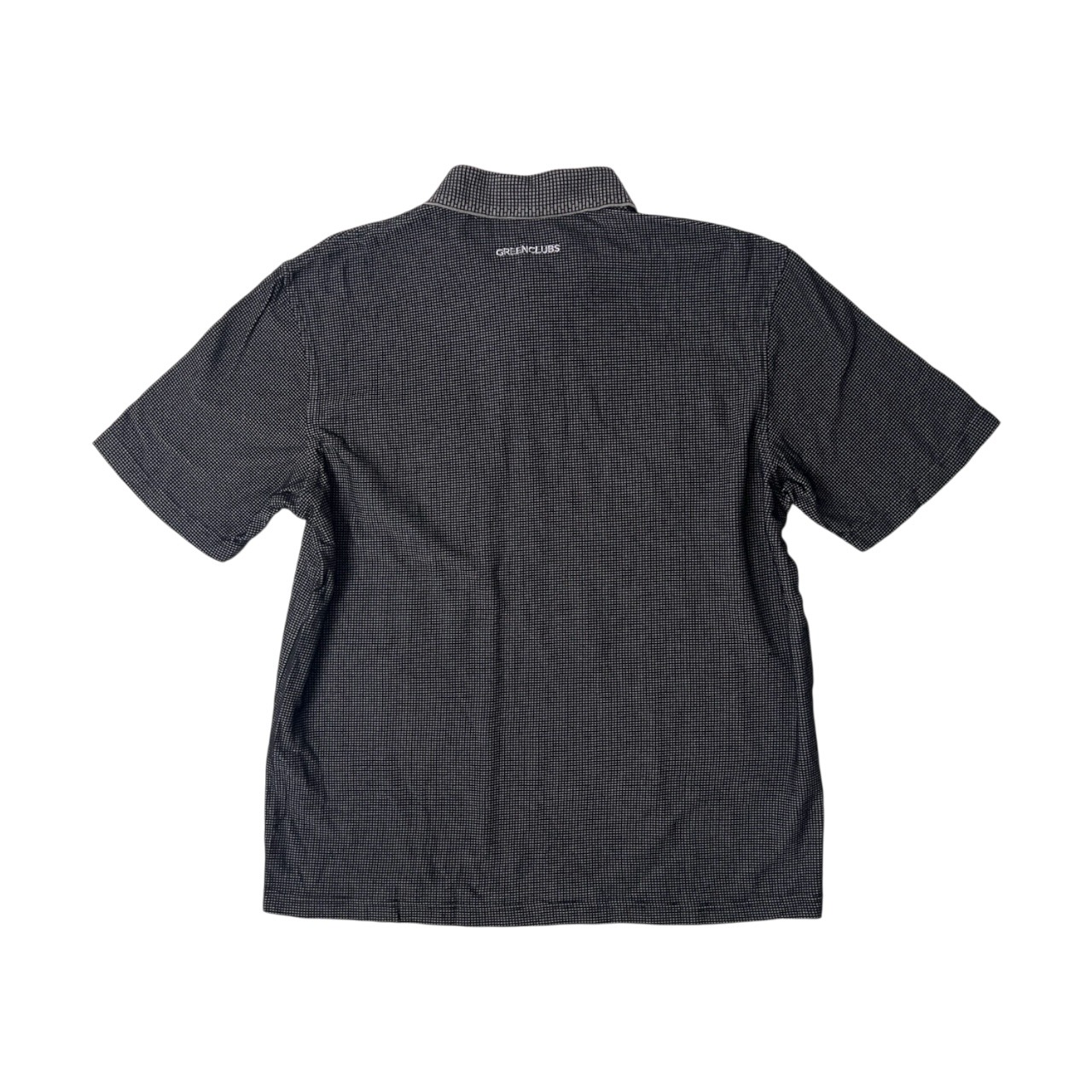 GREENCLUBS グリーンクラブ スヌーピー&ウッドストックデザイン 半袖ポロシャツ 4/ブラック