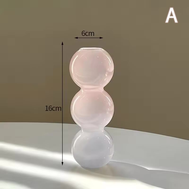 5タイプから選べる|北欧風ガラス花瓶
